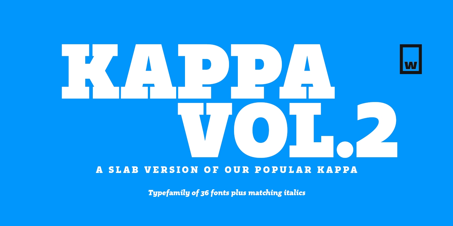 Шрифт Kappa Vol.2 Text